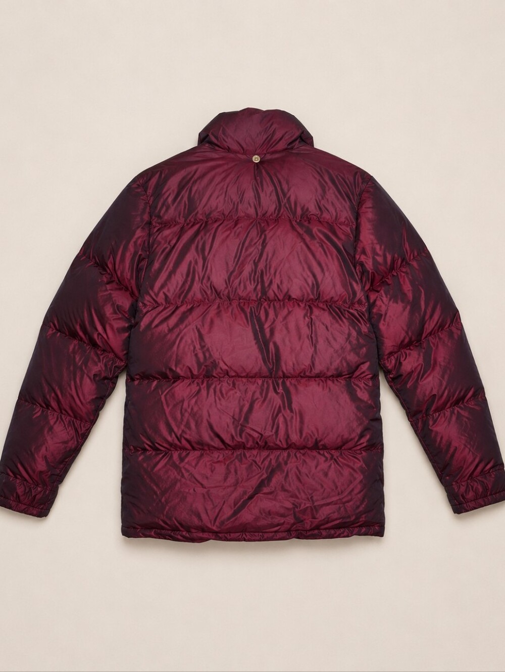 Trailwise Vintage Goose Down Puffer Jacket Maroon Large 70s 80s Gorpcore Coat - Picture 4 of 15